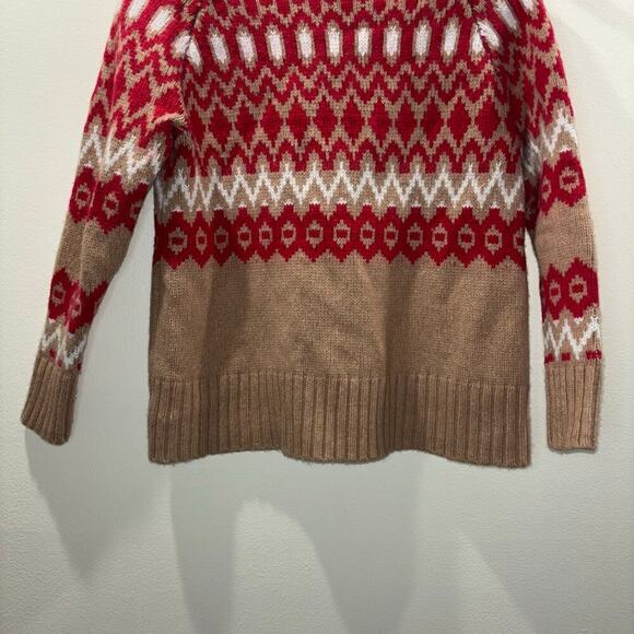 Vineyard Vines Merino Wool Fair Isle Turtleneck Sweater – Size Medium - Picture 10 of 15